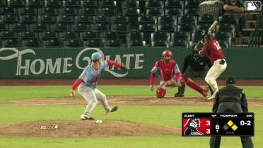 Jordan Thompson grounds into a force out, shortstop Jesús Báez to second baseman Tre Richardson III. Jose Meza scores. Victor Rodrigues out at 2nd. Throwing error by shortstop Jesús Báez.