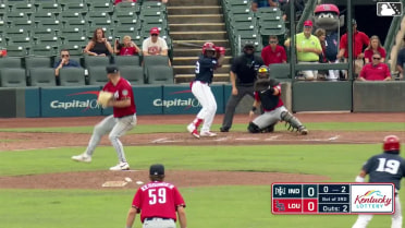 Héctor Rodríguez homers (27) on a fly ball to center field. Edwin Arroyo scores.