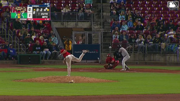 Ricky Castro's eighth strikeout in relief