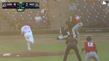 Jared Sundstrom singles on a ground ball to center fielder Bobby Boser. Josh Hood scores.