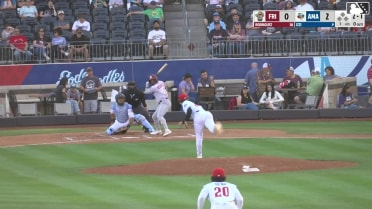 Keyber Rodriguez homers (2) on a fly ball to center field.