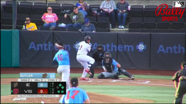 Kayson Cunningham singles on a line drive to center fielder Korbyn Dickerson. Abdias De La Cruz scores. Eliesbert Alejos to 3rd.