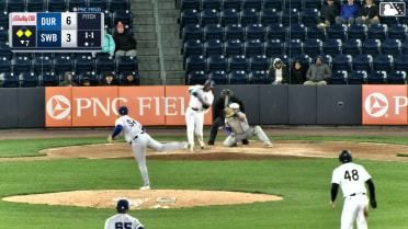 Yanquiel Fernández out on a sacrifice fly to left fielder Justyn-Henry Malloy. Max Schuemann scores.