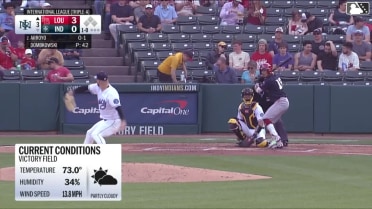 Nick Dombkowski In play, no out to Edwin Arroyo