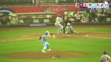 Keith Jones II out on a sacrifice fly to center fielder Junior Franco. Arturo Disla scores. Ian Moller to 3rd.