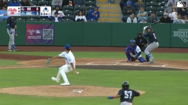 Jonah Bride homers (2) on a line drive to left field. Alejandro Osuna scores.