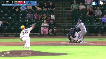 James McArthur In play, run(s) to Sean McLain