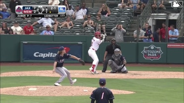 Colton Ledbetter homers (2) on a fly ball to left center field.