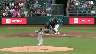 Buddy Kennedy grounds out, second baseman Jax Biggers to first baseman Cavan Biggio. Turner Hill scores. Nate Furman to 2nd.