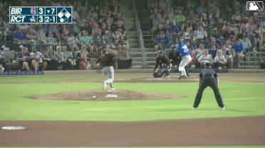 Ben Gobbel singles on a ground ball to third baseman Andy Weber. Mac McCroskey scores. Wade Meckler to 2nd.