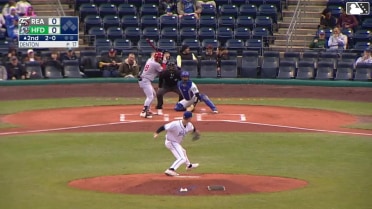 Alex Binelas homers (9) on a fly ball to left field.