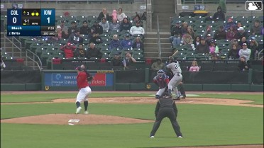 Juan Brito singles on a ground ball to left fielder Brett Bateman. Kody Huff scores. Kahlil Watson to 2nd.