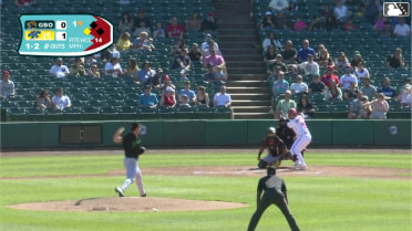 Kodey Shojinaga grounds out, shortstop Wyatt Sanford to first baseman Jared Jones. Jose Colmenares scores.