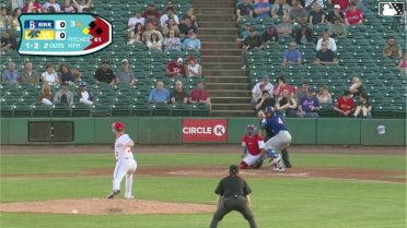 Ronald Hernandez singles on a ground ball to shortstop Trent Farquhar. Mitch Voit scores.