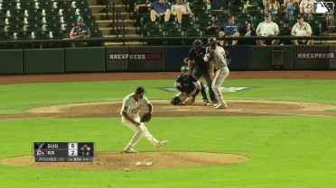 Collin Price homers (14) on a line drive to left field. Trenton Brooks scores.