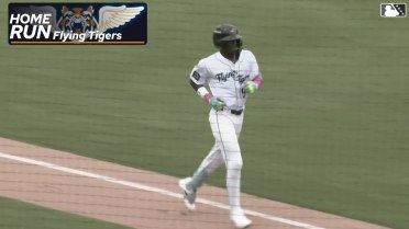 Angel De Los Santos' first Single-A homer