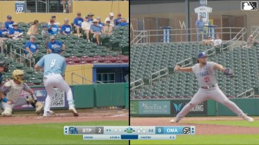 Gavin Cross homers (16) on a fly ball to right center field.