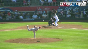 Demetrio Crisantes homers (4) on a fly ball to left center field.
