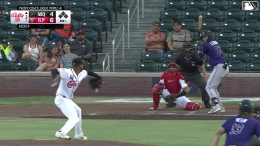 Daison Acosta Ball to Chad Stevens