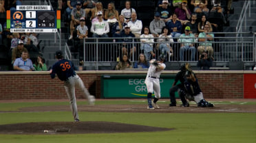 Trevor Harrison fans three