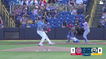 Logan Poteet homers (3) on a fly ball to left field.