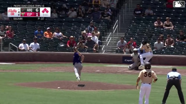 Pablo Reyes singles on a sharp line drive to third baseman Chad Stevens. Nick Schnell scores. Sung-Mun Song to 3rd. Marcos Castañon to 2nd.