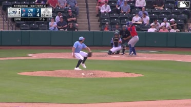Ben Cowles homers (1) on a fly ball to left center field.