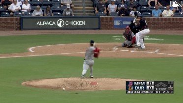 Austin Slater homers (2) on a fly ball to left center field.