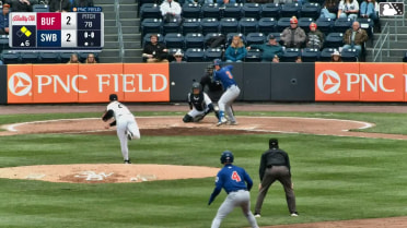 Riley Tirotta grounds into a double play, third baseman Oswaldo Cabrera to second baseman Jonathan Ornelas to first baseman Seth Brown. Charles McAdoo out at 2nd. Riley Tirotta out at 1st.