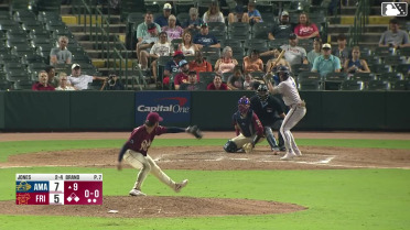 Druw Jones singles on a ground ball to right fielder Dylan Dreiling. Cristofer Torin scores. Ben McLaughlin to 2nd.