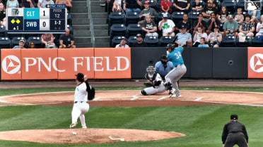 Xavier Rivas In play, run(s) to Junior Perez