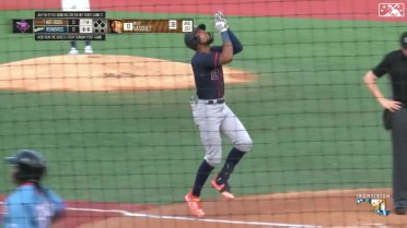 Willy Vasquez clubs a solo home run in the 2nd inning
