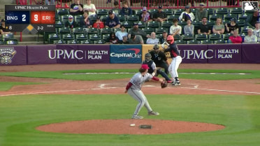 E.J. Exposito singles on a ground ball to center fielder Jose Ramos. Max Burt scores.