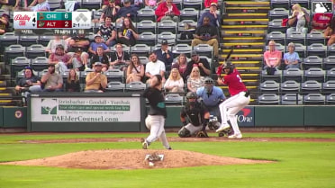 Lonnie White Jr. homers (14) on a line drive to left field.