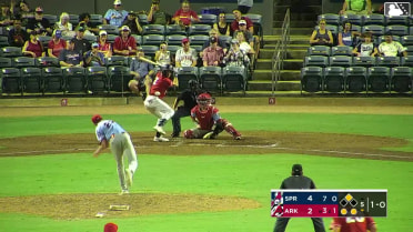 Sammy Siani singles on a ground ball to right fielder Won-Bin Cho. Jared Sundstrom scores.
