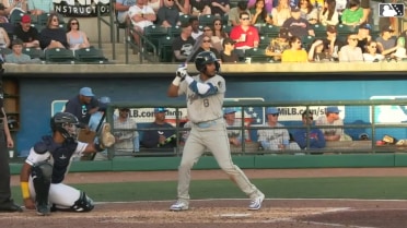 Angel Cepeda's first homer for Single-A