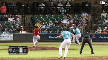 Trevor Austin doubles (2) on a line drive to left fielder Jared Dickey. Collin Price scores. Raynel Delgado to 3rd.