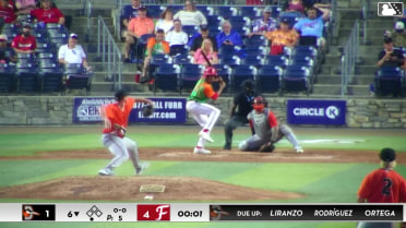 Jordan Williams homers (7) on a fly ball to right center field.