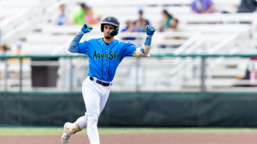 Korbyn Dickerson homers (2) on a fly ball to left field. Matthew Ellis scores.