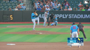 Blake Mitchell singles on a sharp line drive to left fielder Jacob Jenkins-Cowart. Angel Acosta scores. Asbel Gonzalez to 2nd.