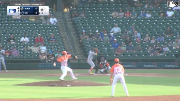 Jean Walters out on a sacrifice fly to right fielder Tyler Whitaker. Trent Youngblood scores.
