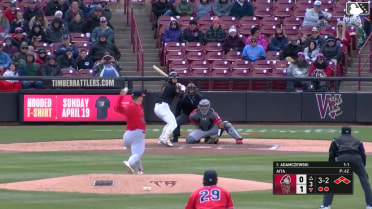 Josh Adamczewski walks. Luis Peña scores. Andrew Fischer to 3rd. Marco Dinges to 2nd.