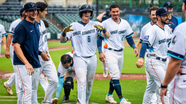 Meyers Walk-Off Blast Powers Space Cowboys Past Isotopes