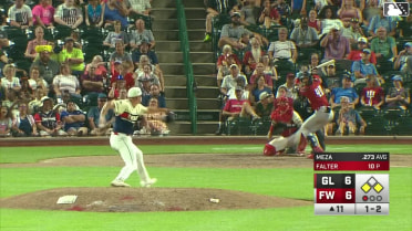 Jose Meza singles on a line drive to right fielder Kavares Tears. Logan Wagner scores. Chase Harlan to 2nd.