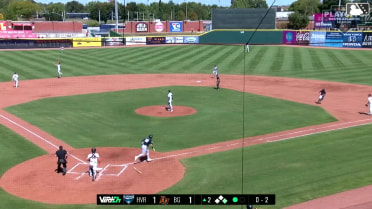 Gregory Barrios makes a jumping catch