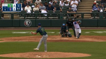 Jackson Cox fans three in six hitless frames