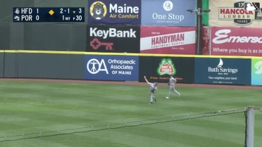 Cole Carrigg turns the doube play