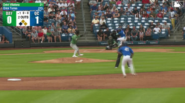 Erick Torres singles on a ground ball to left fielder Jacob Friend. Jose Cerice scores. Derlin Figueroa to 2nd.