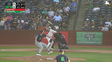 Brian Sanchez homers (2) on a line drive to right field.