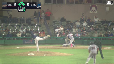 Adrian De Leon hit by pitch. Pedro Catuy scores. Ivan Luciano to 3rd. Abdias De La Cruz to 2nd.